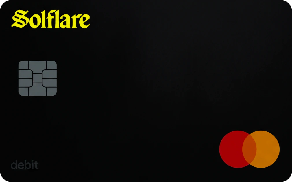 Solflare Card 卡面